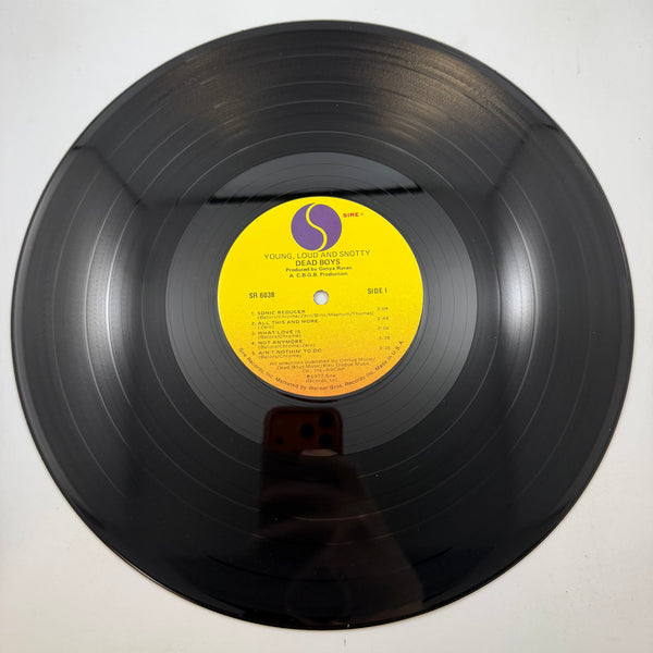 Dead Boys – Young Loud And Snotty LP USED Vinyl NM/G+ Original Pressing