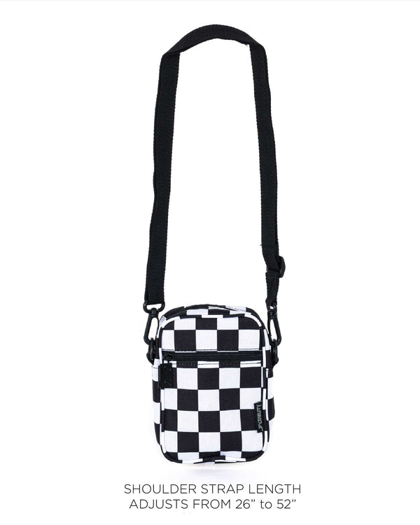 88623: Crossbody Mini Brick Bag | Recycled RPET | XL Checker 854096886235