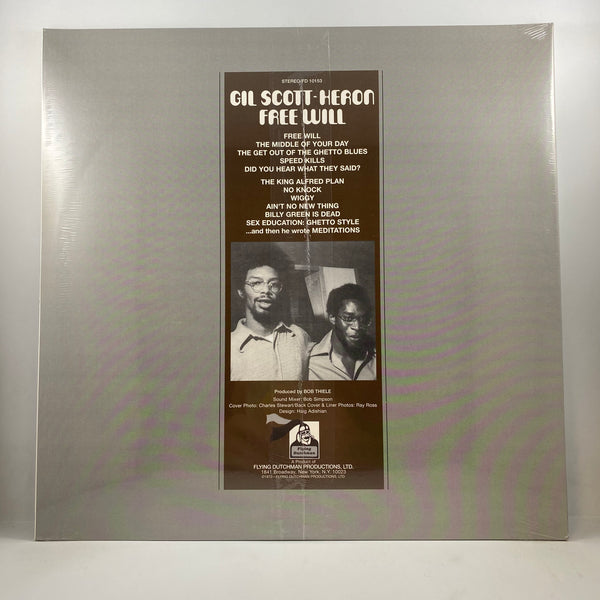 Gil Scott-Heron – Free Will LP Vinyl Mint Still Sealed