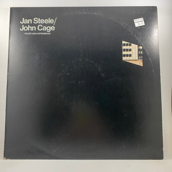 Jan Steele / John Cage – Voices And Instruments LP USED Vinyl VG+/VG