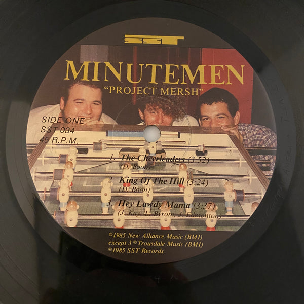 Minutemen – Project: Mersh LP USED VG++/VG++ 1985 Pressing