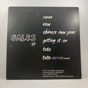 Sales ‎– EP 10" LP USED Vinyl VG+/VG