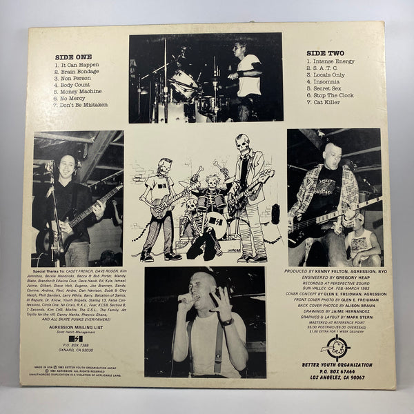 Agression – Don't Be Mistaken LP USED Vinyl VG/VG+