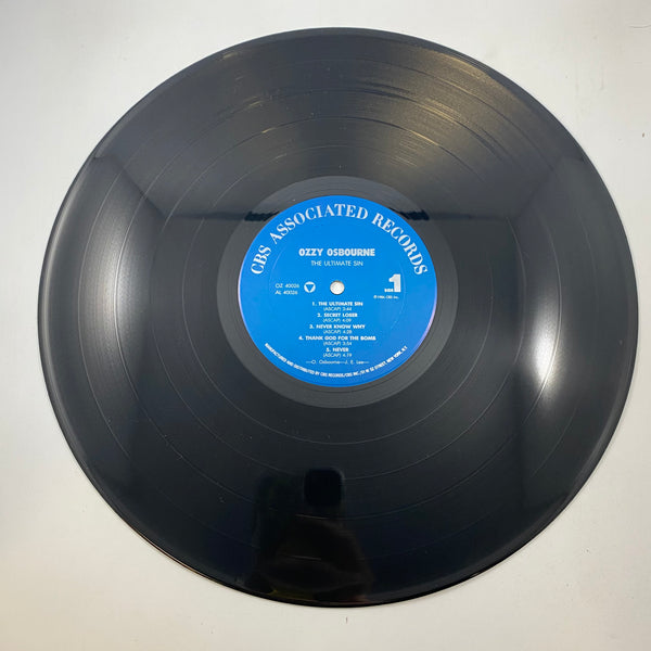 Ozzy Osbourne – The Ultimate Sin LP USED Vinyl VG+/VG+