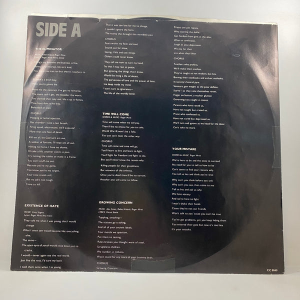 Agnostic Front – Cause For Alarm LP USED Vinyl VG+/VG+