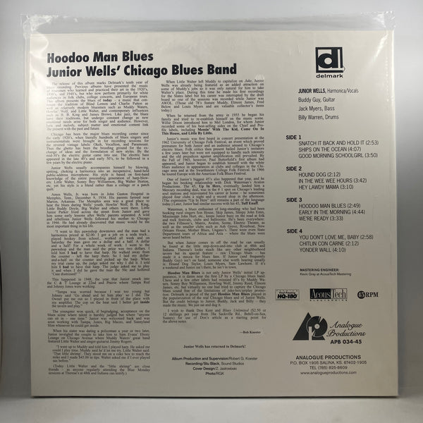 Junior Wells' Chicago Blues Band With Buddy Guy – Hoodoo Man Blues LP Vinyl Mint Still Sealed Audiophile