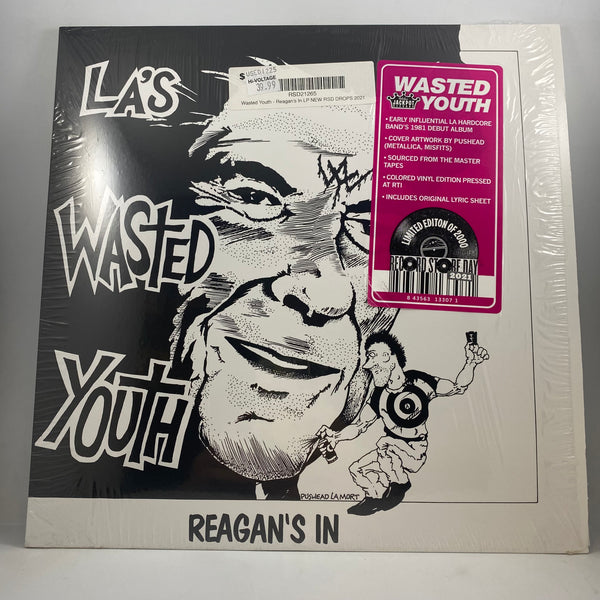 LA's Wasted Youth – Reagan's In LP USED Vinyl NM/NM Color Vinyl