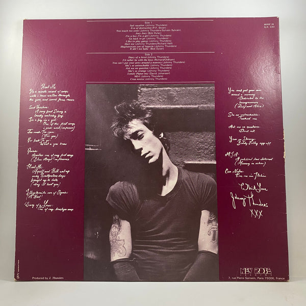 Johnny Thunders – Hurt Me LP USED Vinyl VG/VG
