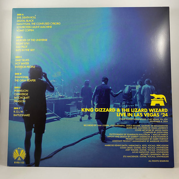 King Gizzard And The Lizard Wizard – Live in Las Vegas '24 LP USED Vinyl NM/NM Color Vinyl