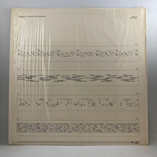 Brian Eno – Ambient 1 Music For Airports LP USED Vinyl NM/VG+ 1st Pressing