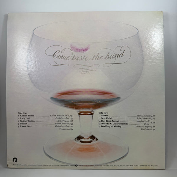 Deep Purple – Come Taste The Band LP USED Vinyl VG+/VG+