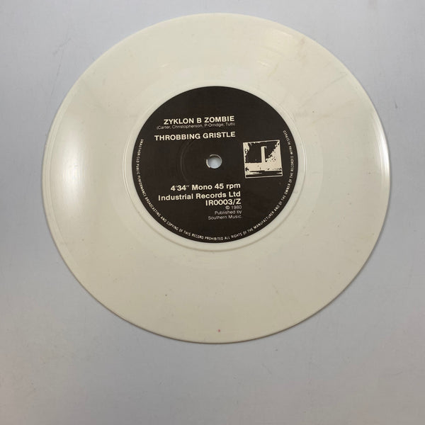 Throbbing Gristle – United / Zyklon B Zombie 7" USED Vinyl VG+/VG+ Color Vinyl