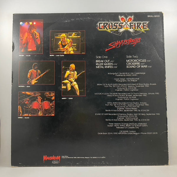 Crossfire – Sharpshooter LP USED Vinyl VG+/VG