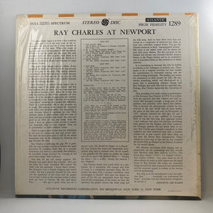 Ray Charles – Ray Charles At Newport LP USED Vinyl VG/VG+