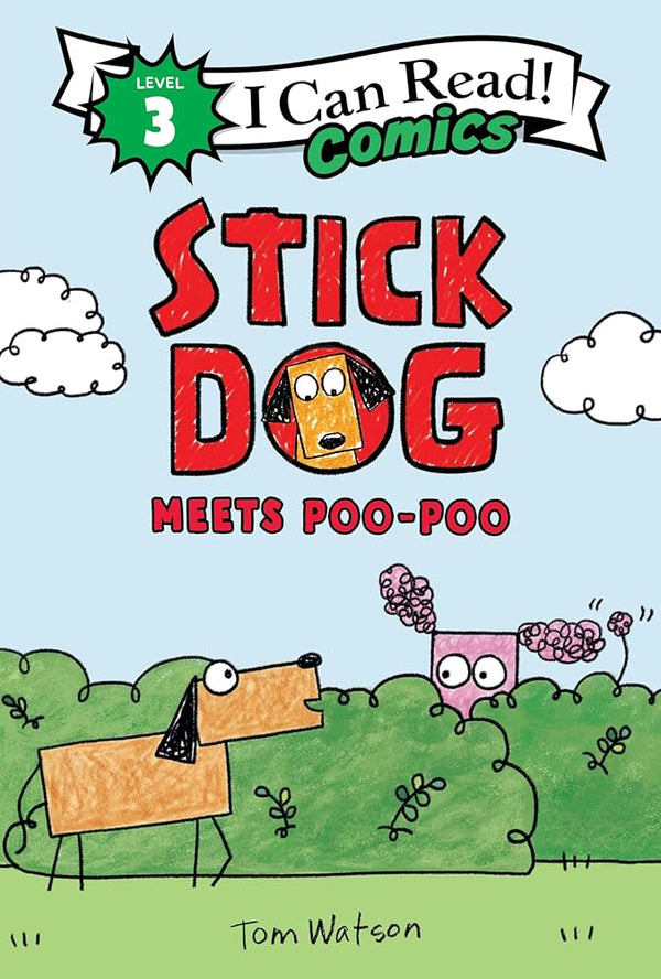 Stick Dog Meets Poo-Poo (I Can Read Comics Level 3) cover image