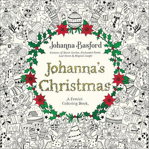Johanna's Christmas: A Festive Coloring Book for Adults cover image