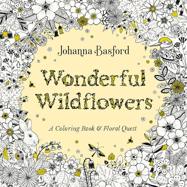 Wonderful Wildflowers: A Coloring Book and Floral Quest cover image