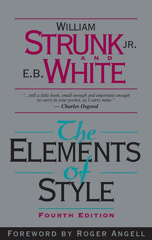The Elements of Style, Fourth Edition cover image