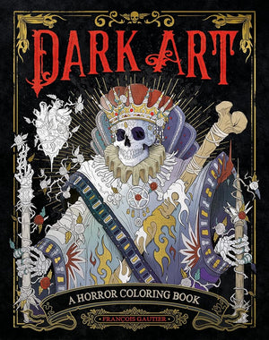 Dark Art: A Horror Coloring Book (DARK ART COLORING) cover image