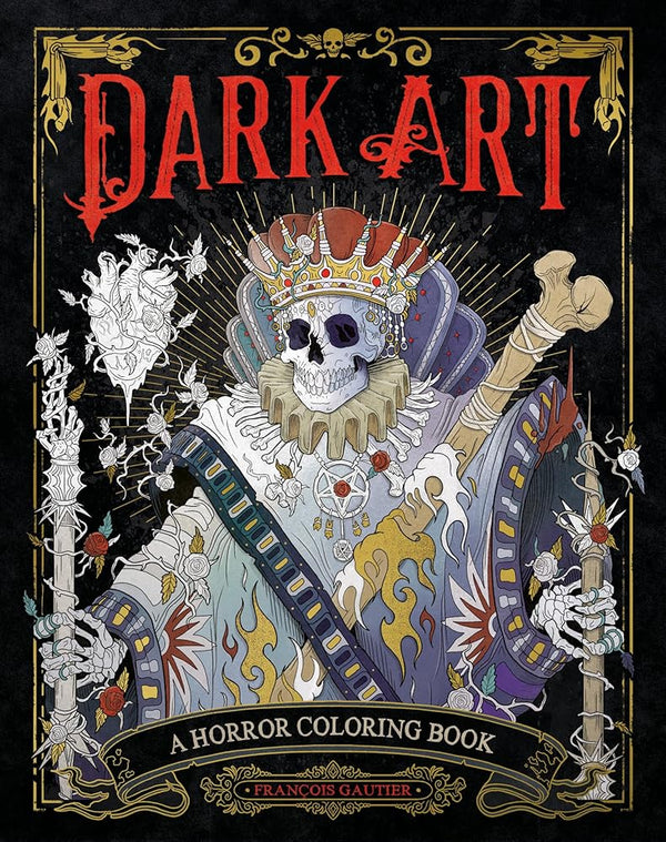 Dark Art: A Horror Coloring Book (DARK ART COLORING) cover image