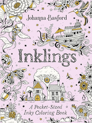 Inklings: A Pocket-Sized Inky Coloring Book cover image