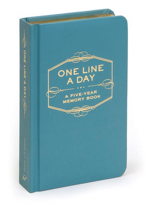 One Line A Day: A Five-Year Memory Book (5 Year Journal, Daily Journal, Yearly Journal, Memory Journal) cover image
