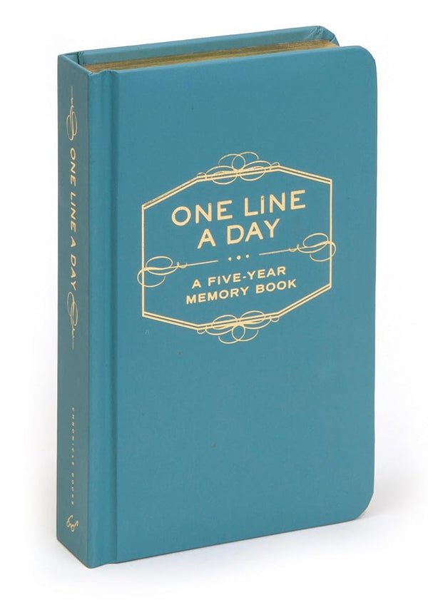 One Line A Day: A Five-Year Memory Book (5 Year Journal, Daily Journal, Yearly Journal, Memory Journal) cover image
