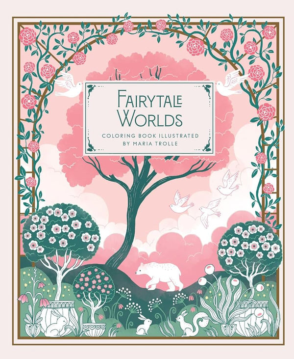 Fairytale Worlds: Coloring Book cover image
