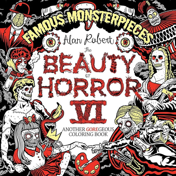 The Beauty of Horror 6: Famous Monsterpieces Coloring Book cover image