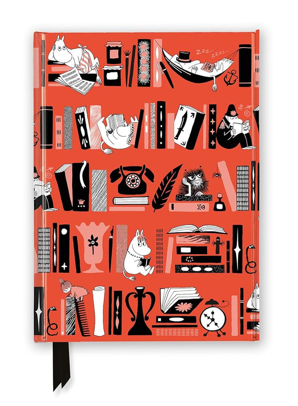 Moomin: Bookshelves (Foiled Journal) (Flame Tree Notebooks) cover image