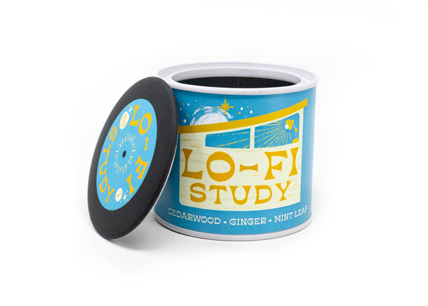 Candle - LoFi Study Soy Candle with Playlist & Vinyl Magnet