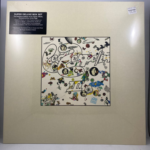 Led Zeppelin – Led Zeppelin III LP NOS Vinyl Box Set Mint Still Sealed