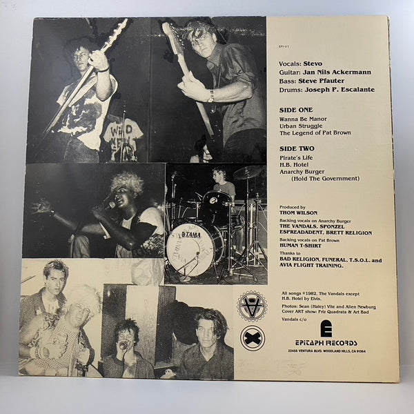 The Vandals – Peace Thru Vandalism LP USED Vinyl VG+/VG