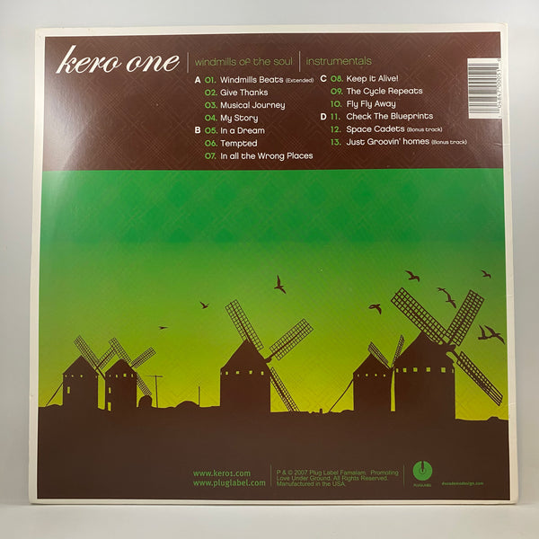 Kero One – Windmills Of Soul Instrumentals LP USED Vinyl VG+/VG+