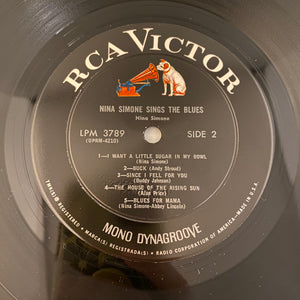 Nina Simone – Nina Simone Sings The Blues LP USED VG+/VG+ 1967 Mono Pressing