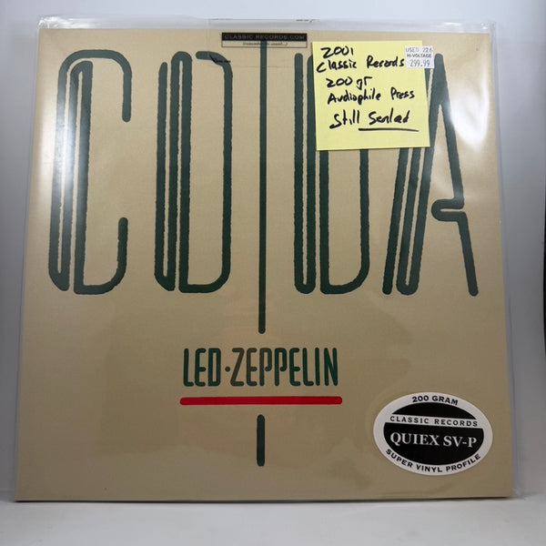 Led Zeppelin – Coda LP NOS Vinyl Mint Still Sealed Audiophile