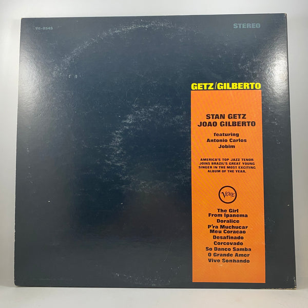 Stan Getz / João Gilberto Featuring Antonio Carlos Jobim – Getz / Gilberto LP USED Vinyl VG++/VG+