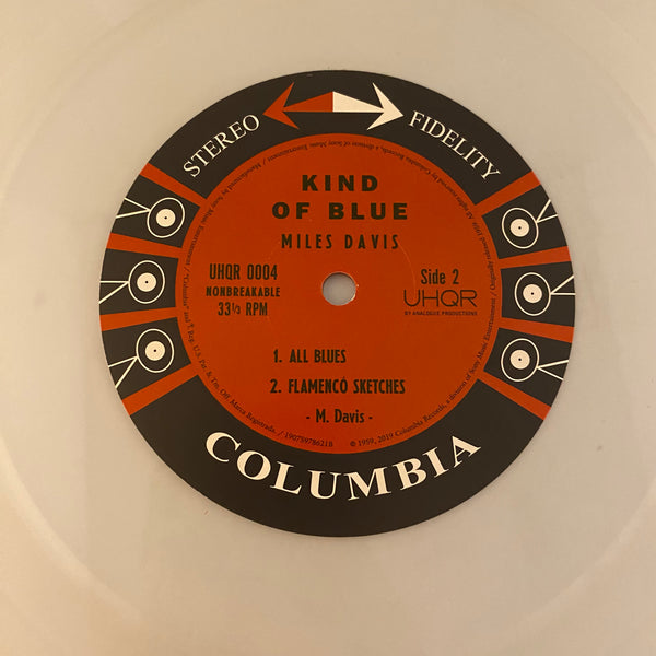 Miles Davis – Kind Of Blue LP Box Set USED VG++/NM UHQR Audiophile 200 Gram Clear Vinyl Numbered