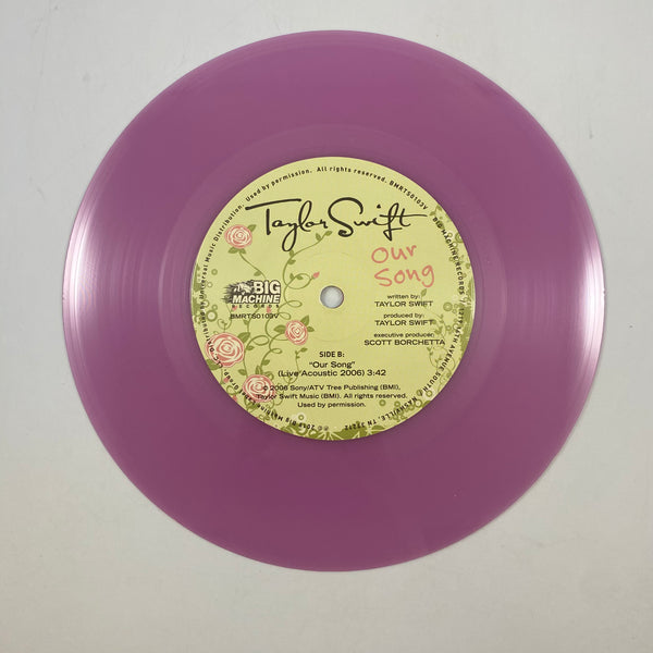 Taylor Swift – Our Song 7" USED vinyl NM/NM Color Vinyl