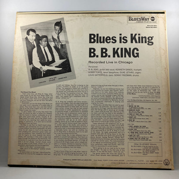 B.B. King – Blues Is King LP USED Vinyl VG/VG+