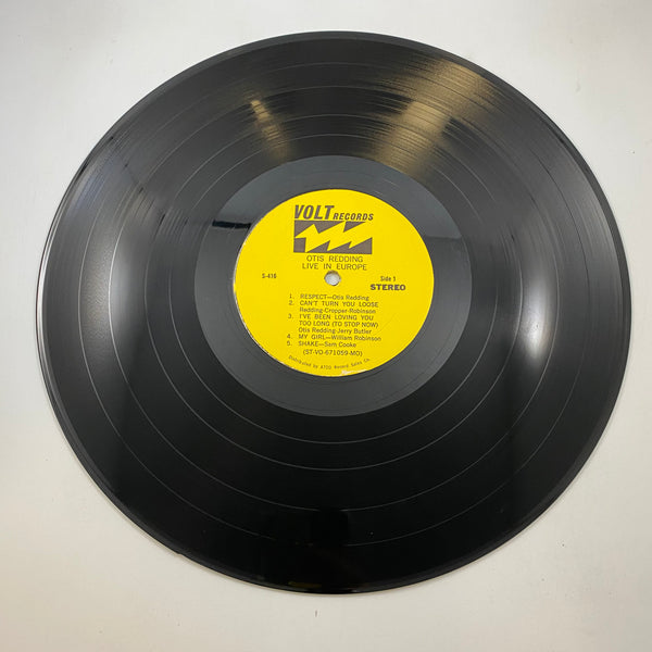 Otis Redding – Live In Europe LP USED VINYL VG+/VG