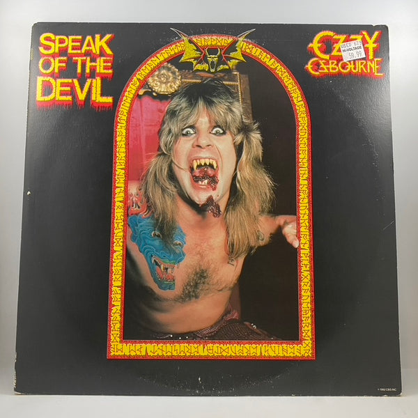 Ozzy Osbourne – Speak Of The Devil LP USED Vinyl VG+/VG+