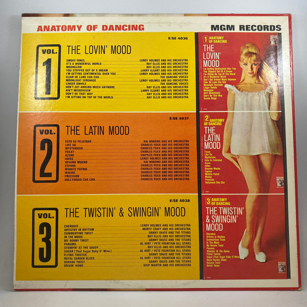 Various – Anatomy Of Dancing, Vol. 1, 2, and 3 - The Lovin' Mood, The Latin Mood, The Twistin' & Swingin' Mood LP USED Vinyl VG+/VG