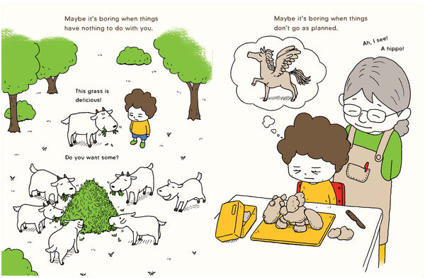 The Boring Book: (Childrens Book about Boredom, Funny Kids Picture Book, Early Elementary School Story Book) by Shinsuke Yoshitake