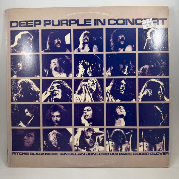 Deep Purple – In Concert LP USED Vinyl VG+/VG+