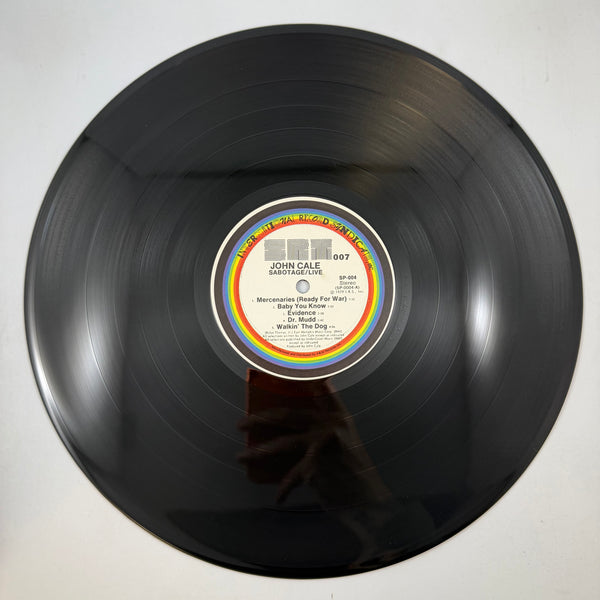 John Cale – Sabotage/Live LP USED Vinyl NM/VG+