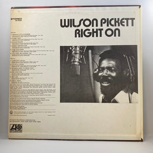 Wilson Pickett – Right On LP USED Vinyl VG+/VG+