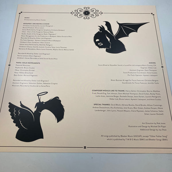 Bruno Coulais – Coraline (Original Motion Picture Soundtrack) LP USED Vinyl NM/NM