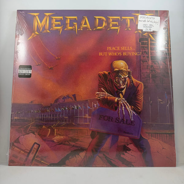 Megadeth – Peace Sells... But Who's Buying? LP NOS Vinyl Mint Still Sealed
