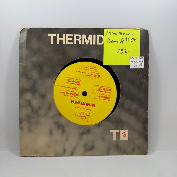 Minutemen – "Bean-Spill" E. P. 7" USED Vinyl VG+/VG